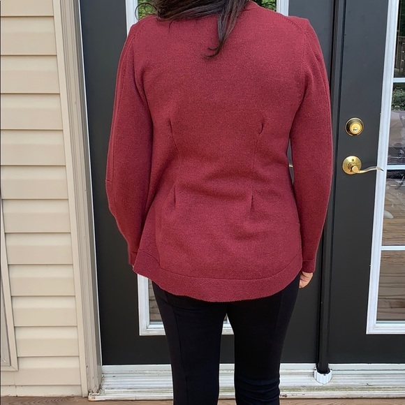 Burgundy cardigan - Picture 2 of 2